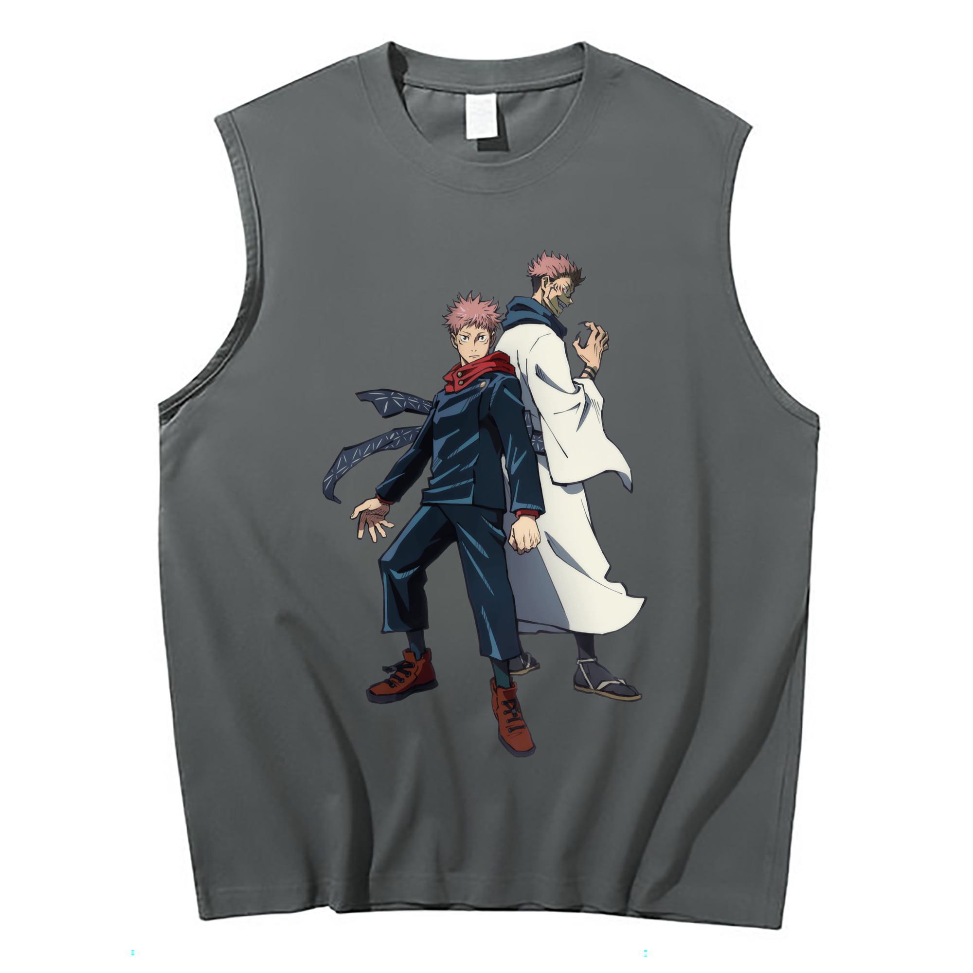 （画像用） 呪術廻戦 Jujutsu Kaisen コットン100％タンクトップ（フロントプリント）